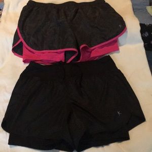 Set of 2 Danskin Now athletic shorts